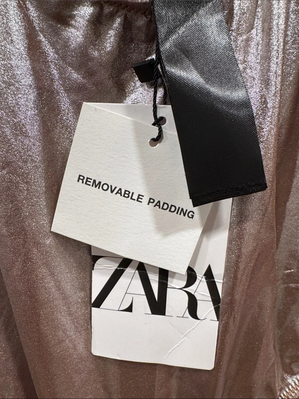 zara metallic swim suits